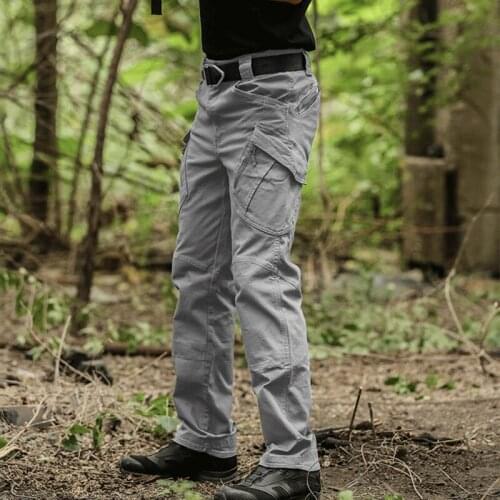 Men Outdoor Military Tactical Pants Stretch Hiking Breathable Cotton Sports Trousers Trekking Fishing Climbing Army Cargo Pants