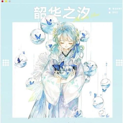 Fairy Girl Washi Masking Tapes for Card Making Bullet Journal DIY Scrapbooking Label Stickers