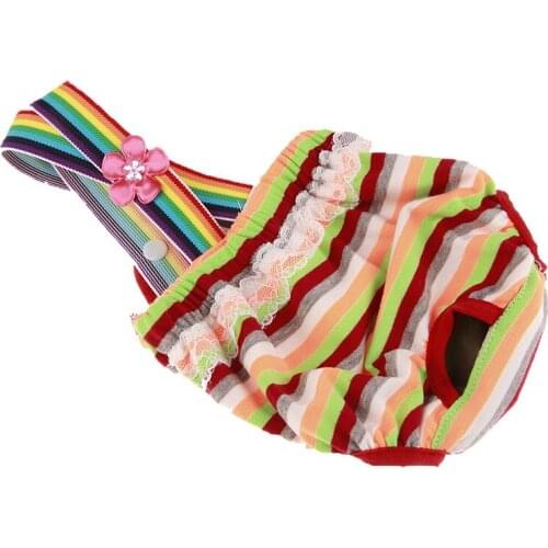 Pet Dog Cat Physiological Shorts Doggy Kitten Underwear Pants Diapers Strip Tighten Strap Sanitary Briefs Panties