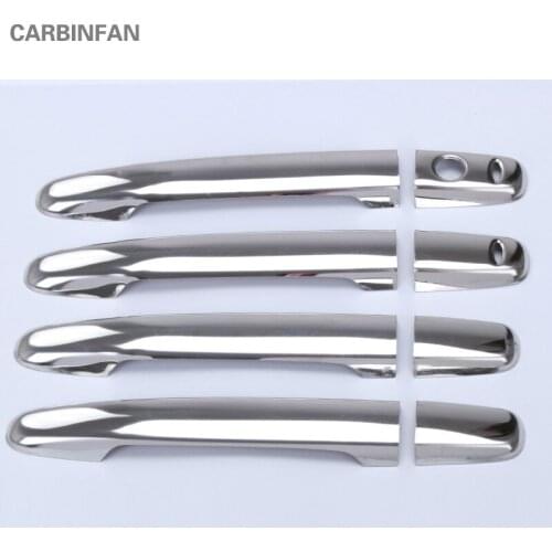 Chrome Door handel cover For Mitsubishi Outlander Sport RVR 2011 - 2014/ Lancer 2007 - 2012 2013 2014 Car Chromium Styling C255