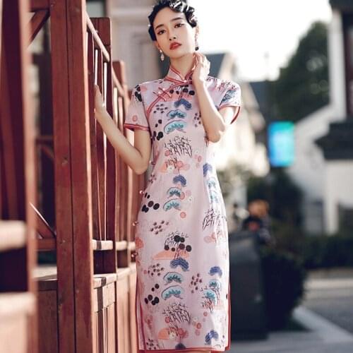 Plus Size 3XL 4XL Chinese Qipao Classic Women Satin Cheongsam Oriental Bride Wedding Dresses 2021 New Evening Party Gown