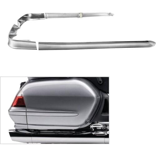 Motorcycle Saddlebag Moldings Decoration Strip For Honda Goldwing 1800 GL1800 2001-2011