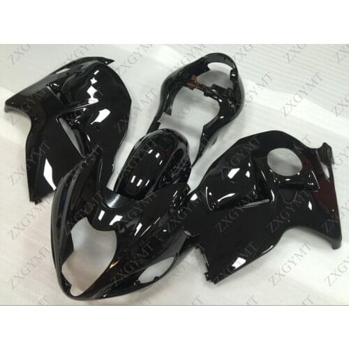 Fairings GSX-R1300 1997 - 2007 glossy Black Bodywork HAYABUSA 2000 Full Body Kits for Suzuki GSXR1300 01 02