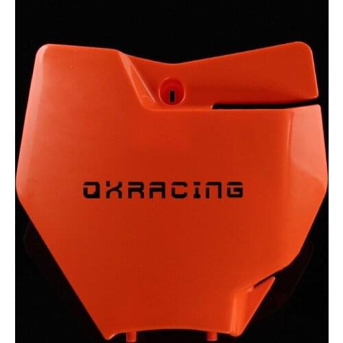 Front Number Plate Name Plate Plastic Cover For 250/350/450 SX-F/XC-F And 125/150 SX 2016-2017 Motocross Enduro