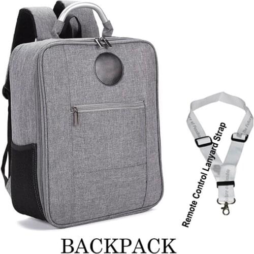 Anti-Shock Carrying Bag Storage Bag Shoulder Backpack and Transmitter Lanyard Strap For JJPRO X5/MJX B5W RC Drone Parts