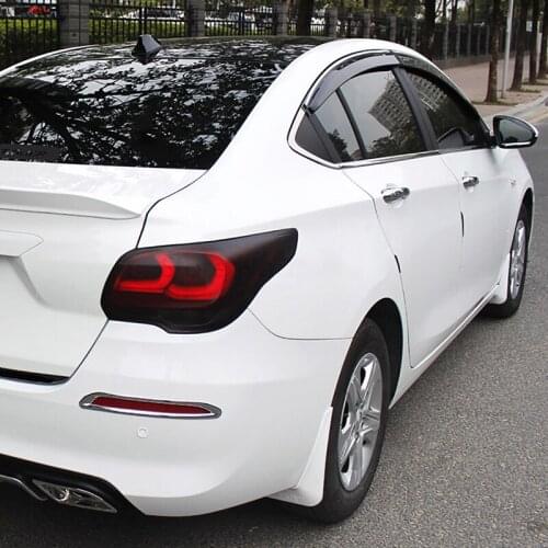 Backlight Stretchable Car Sticker Film UV-resistant Waterproof Solvent-resistant Vinyl 1pc Accessory 30*150cm Matte Black