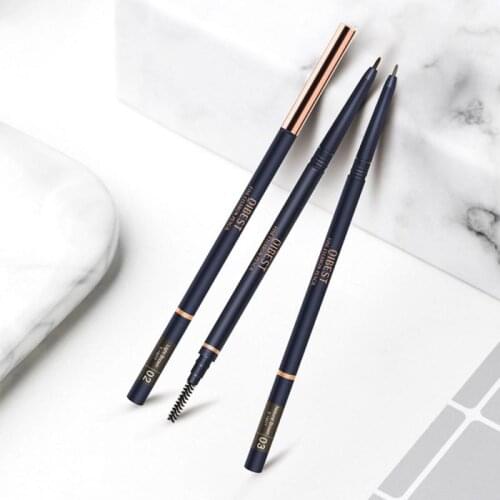 4 Color Sketch Eyebrow Pen Natural Long Lasting Not Blooming Eyes Brow Pencil Waterproof Sweatproof No Fading Fine Tip TSLM1