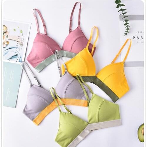 Sexy Bralette Deep V Neck Bra Push Up Underwear Backless Cup Bralette Seamless Sport Bra Top Lingerie Brassiere Gym Intimates