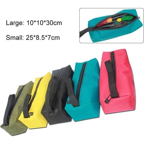 Storage Tools Bag Waterproof Multi-function Oxford Canvas Storage Organizer Holder Instrument for Small Metal Tools Bags