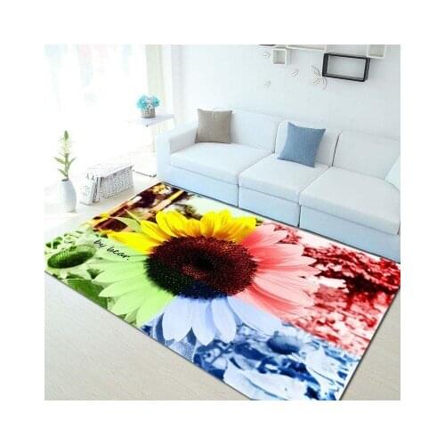 6mm ultra-thin summer 3D carpet Mediterranean style study room computer swivel mat mats living room sofa mats bedroom rectangula