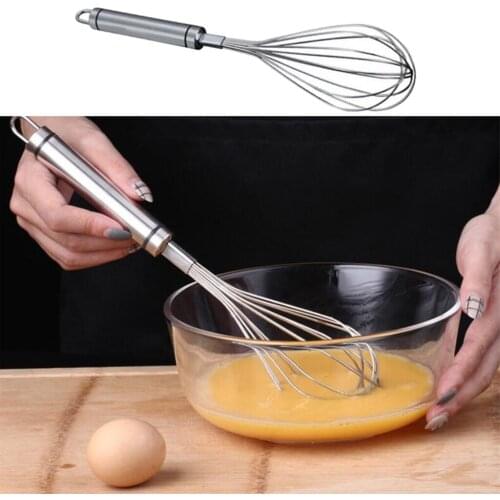 Stainless Steel Whisk 29.5cm Wire Whisk Egg Beater For Baking Blending