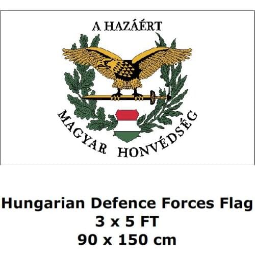 Hungary Defence Forces Flag 90 x 150 cm 100D Polyester magyar Hungary Army Flags and Banners