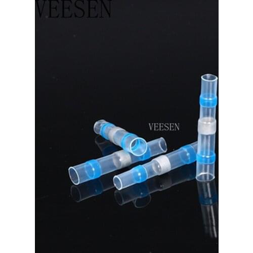 Waterproof connector heat shrinkable solder bag insulation terminal 10/20/50pcs AGW16-14 splice Automotive Marine Insulated