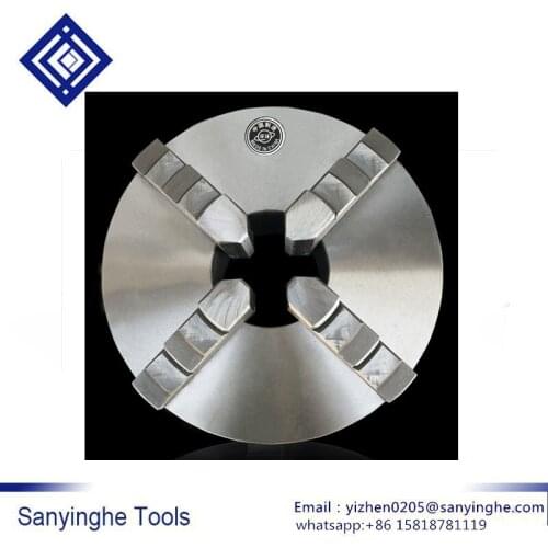 High quality sanyinghe 1 pcs lathe chuck four-jaw self-centering chuck K12-80 CNC tools for lathe machine