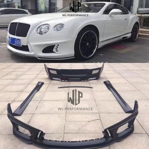 High quality FRP unpainted Car body kit Front bumper Rear bumper Side skirts Rear spoiler For Bentley GT 12-16