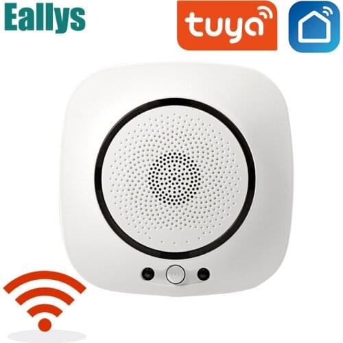 WIFI Tuya Smart CO Gas Sensor Carbon Monoxide Poisoning Leakage Fire Security Detector Alarm App Control Home Security System