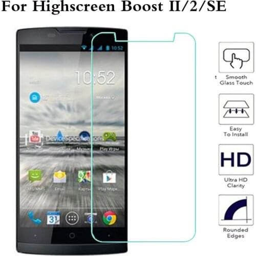 Universal Tempered Glass For Highscreen Boost 3/SE/Pro 5.0 inch Screen Protector Protective Film For Highscreen Boost II/2