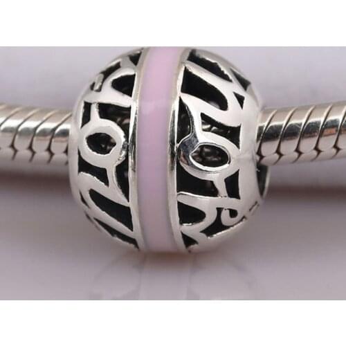 Authentic S925 Bead Charm for Women Bracelet Bangle Degrees of Love Charm Mixed Enamel Lady DIY Jewelry