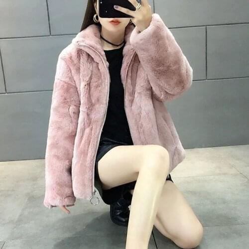 ZHUISHU Artificial Fur Coats