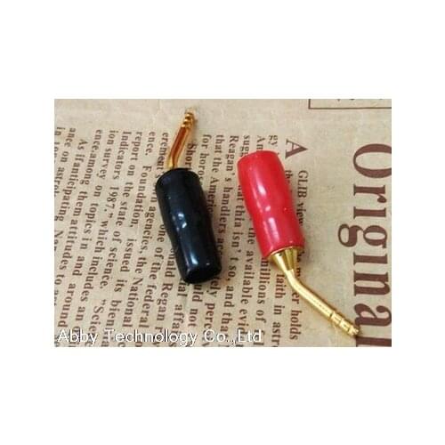 10pcs/lot 2mm banana plug speaker Terminals plug Amp plugs wiring pin plug Hi-fi Adapter copper