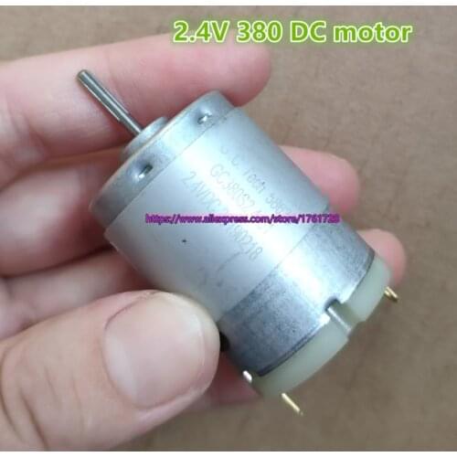 Free shipping! 4.8V 9511RPM 380 motor high speed DC motor for electric drill