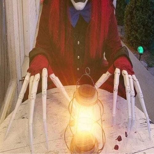 3D Printed Halloween Articulated Fingers Extensions Halloween Finger Decoration Props Horror Ghost Claw Props Movable Finger
