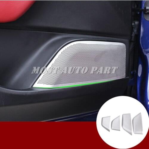 Interior Car Door Speaker Frame Trim Cover 4pcs For Maserati Levante 2016-2020 Car accesories interior Car Trim