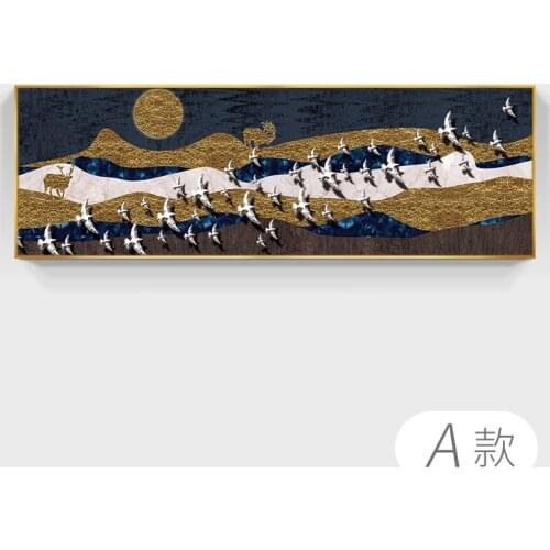 Abstract Oil Painting Print on Canvas Landscape Animal Bird Print Canvas Painting Wall Art Picture Painting for Home Decor