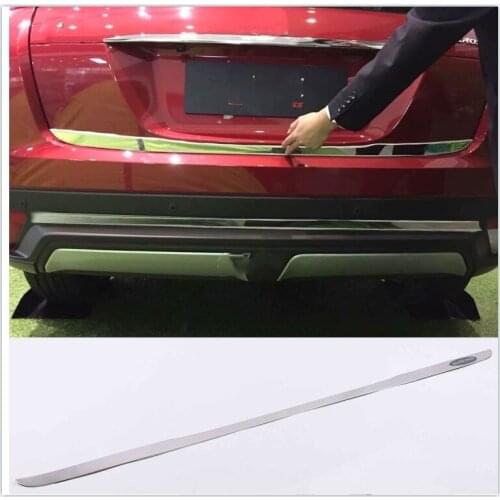 For Mitsubishi Eclipse Crosss 2018-2020 high quality stainless steel trunk trim strip tailgate bright strip Car Accessories