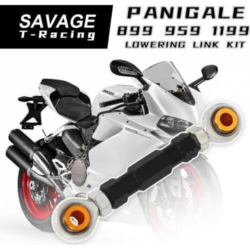 Rear Shock Lowering Link Kit For DUCATI Panigale 899 959 V2 1199 S R 2014-2021 Motorcycle Accessories Adjustable Drop Lever