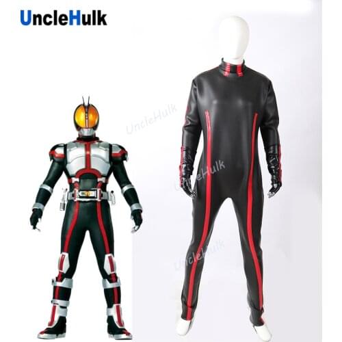 Masked Rider Faiz 555 Φs Cosplay Costume - Diving Suit Fabric Bodysuit with Gloves | UncleHulk
