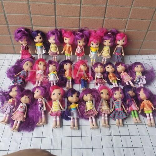 Original multi-style strawberry doll with slight flaws multi-joint movable play house childrens toy gift