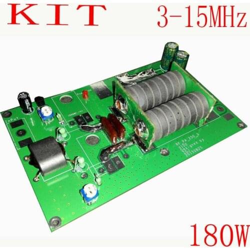 Linear Power Amplifier 180W Amp Kits For Transceiver Intercom Radio HF FM Ham DIY KIT