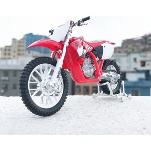 Maisto NEW 1:18 YAMAHA YZ-450F Alloy Diecast Motorcycle Model Workable Shork-Absorber Toy For Children Gifts Toy Collection