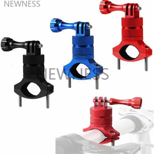 Motor Aluminum Alloy Gopro Bike Clip Mount Sport Camera 360 Degree Rotate Bracket+Screw For Bicycle Cycling Gopro Hero6 5 4 3