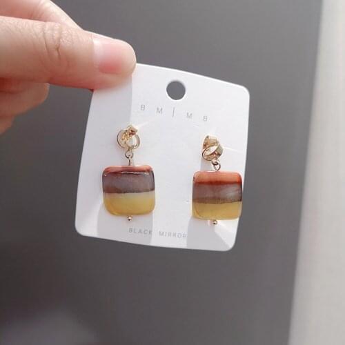 MOULANFA Dangle Earrings