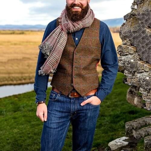 2021 spring and autumn brand new spot European and American temperament fashion V-neck single breasted male