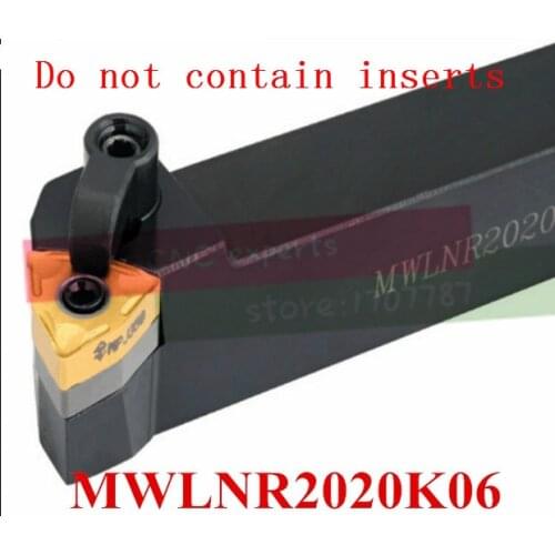 MWLNR2020K06 M-Type CNC Turning Lathe Machine Tools Lathe Cutting Tools External Turning Tool Holder 20*20*125mm