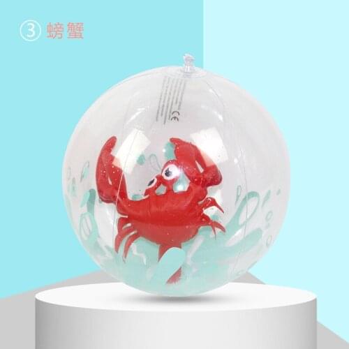 2021 New Summer Water Inflatable Toys Swimming Pool Floating Balls Flamingo Crab Fruit Baby Bathing Beach Ball Party Accessories
