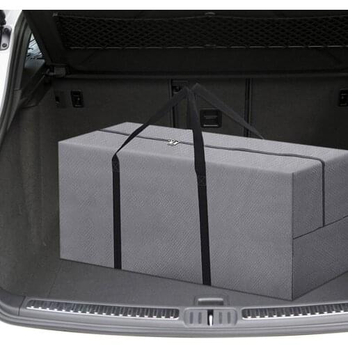 Car Trunk Organizer Box Waterproof Auto Large Capacity Storage Bag 3-layer Non-woven Fabric Luggage Bag For Car Interior