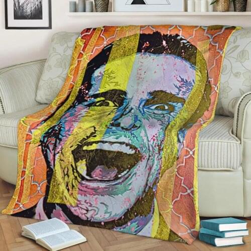 American Made 3D Print Plush Blanket Throw On Sofa Home Decor Soft Warmth Washable Nap Blanket Dropshipping