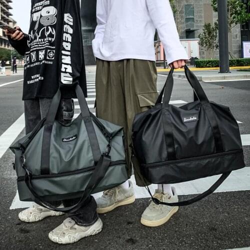 Portable bags mens large-capacity bags womens waterproof and lightweight students' short-distance travel bags fitness bags