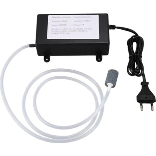 Portable Ozone Generator 220V 1000Mg Ozonizer Air Purifier Cleaner Treatment Fruit Vegetable Cleaning Purifier,EU Plug