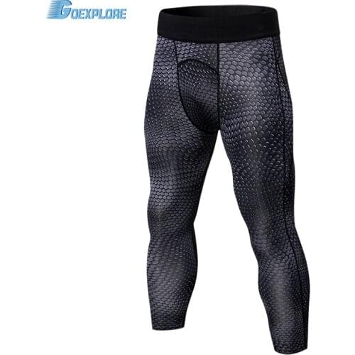 Goexplore Fitness Pants Men 7 minutes Jogger Pant Bodybuilding Gyms Running Pants New Sweat Elastic Compression Sport Trousers