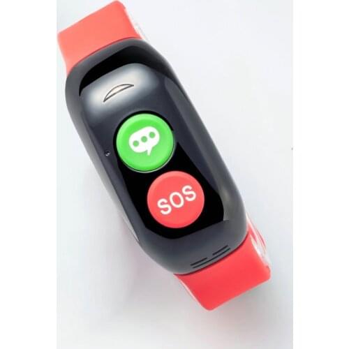 2018 new arrival sos gps smart watch wristband heart rate blood pressure gps sos smart band support sim card for ios android