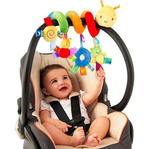 Animal Hanging Toys Spiral Infant Baby Rattles Toys for Baby Newest Style Cute Activity Crib Stroller Car Seat Colorful Gift