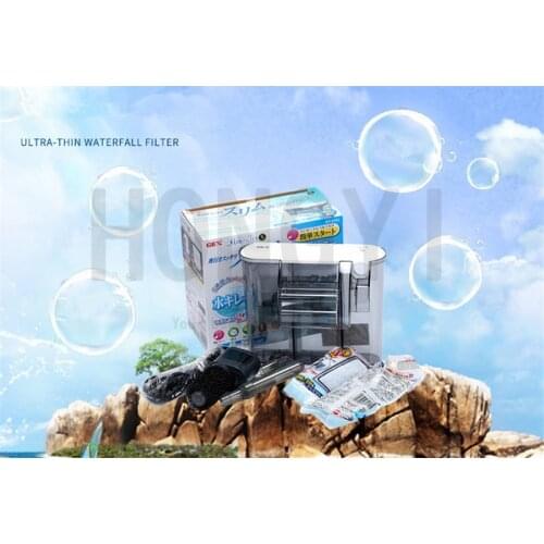 Japan GEX five plan aquarium plug-in waterfall filter small mute external filter living bacteria cotton activated carbon cotton