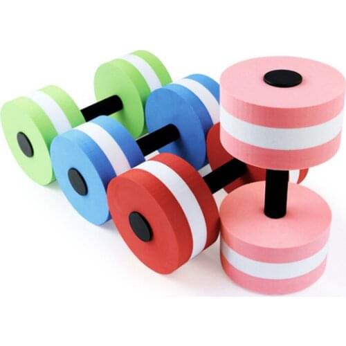 1pcs Yoga Fitness Pool Exercise EVA Water Aquatics Dumbbell Women Dumbbells Set for Fitness Training