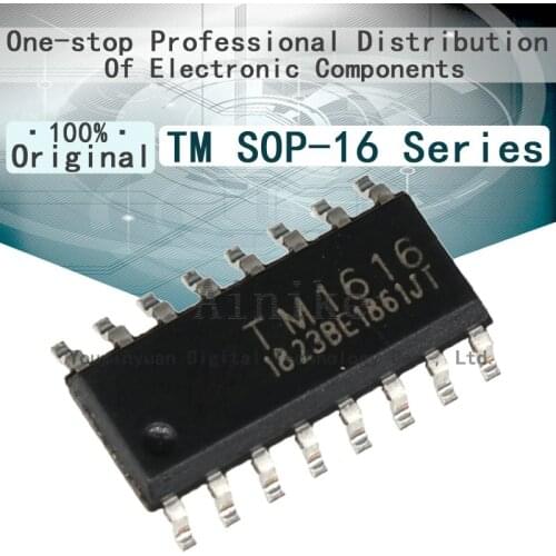 10/Pcs New Original TM1650 TM1812 TM1651 TM1616 TM1652 TM2291 TM512ADH TM512-AL1 SOP-16 LED digital tube drive control IC chip