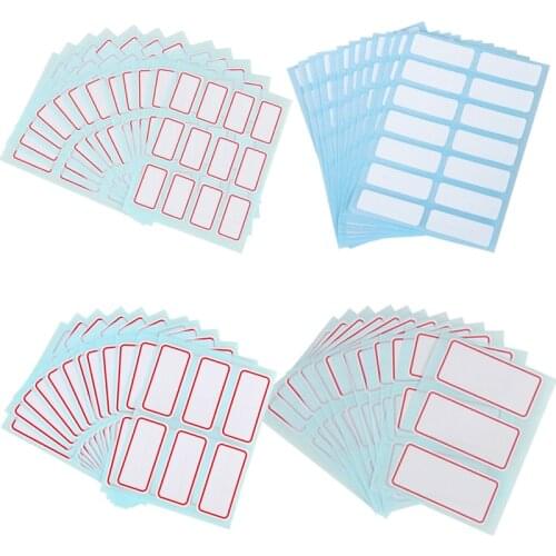 12Pcs/Package Blank Sticker Label Sticker White Label Write for Refillable Bottles Spray Bottle Travel Bottle